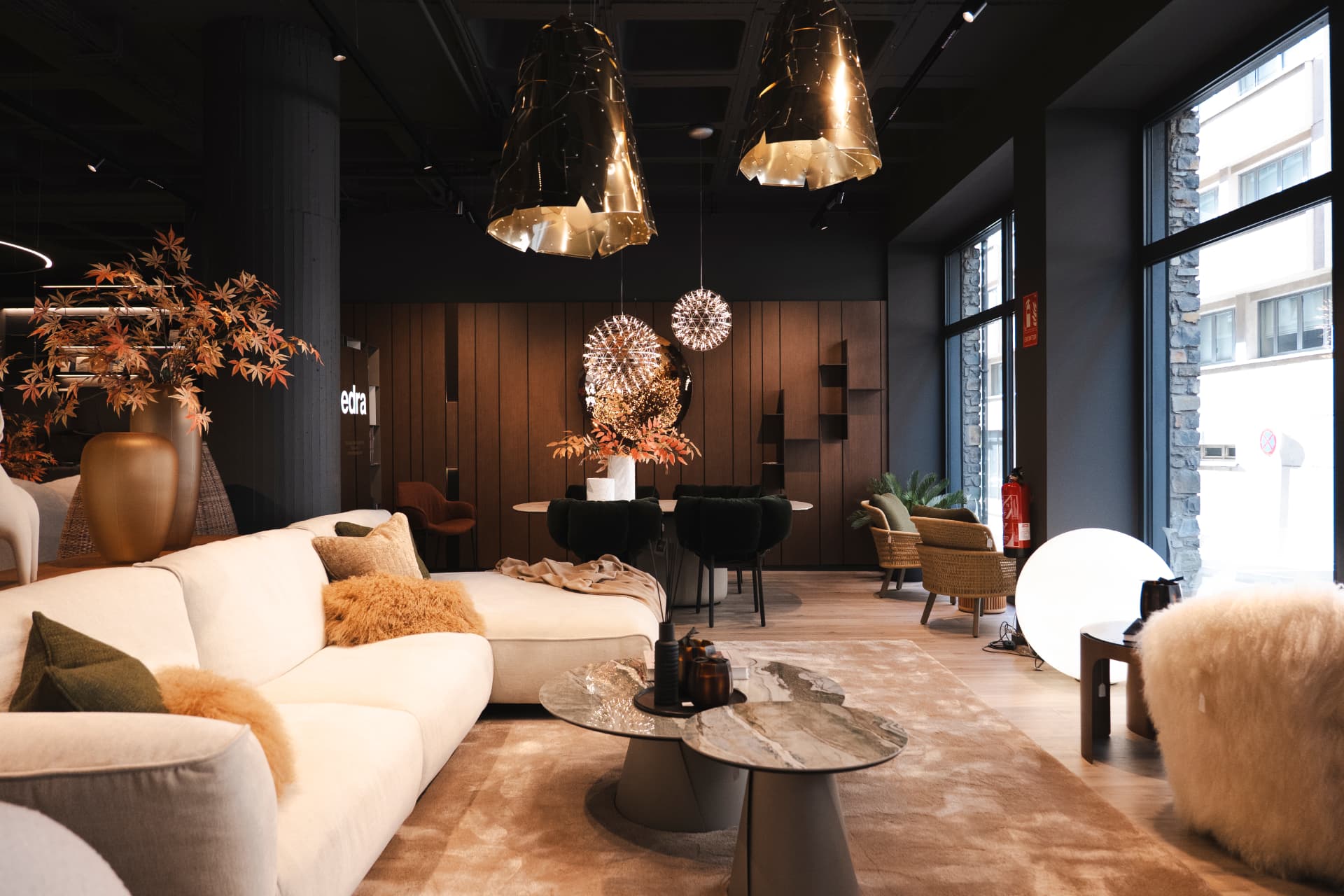 Vista general del showroom Svedberg Interiors